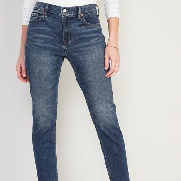 Old Navy Denim - New Old Navy Mid-Rise Boyfriend Straight Cut-Off Jeans for Women